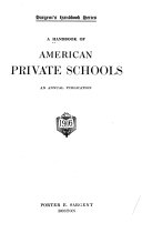 Handbook of Private Schools 